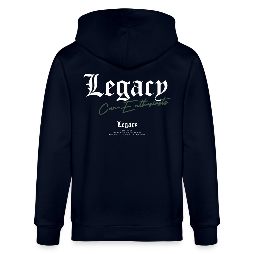 Zipper - Basic One (white) - Navy