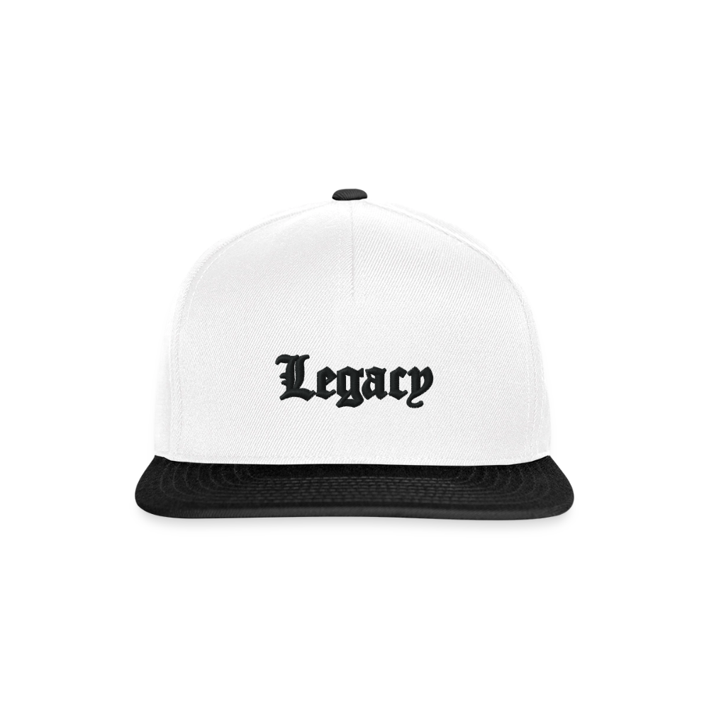 Snapback - white/black