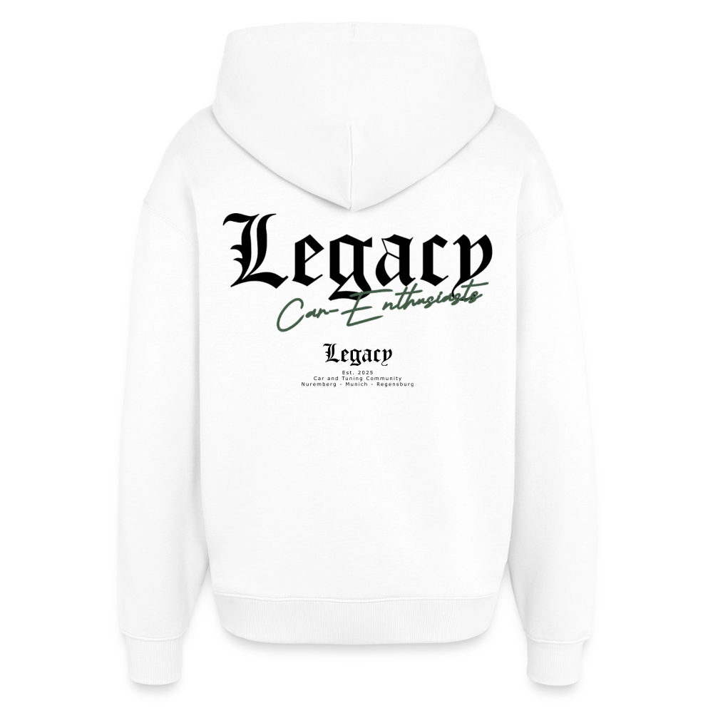 Hoodie - Basic One (black) - Weiß