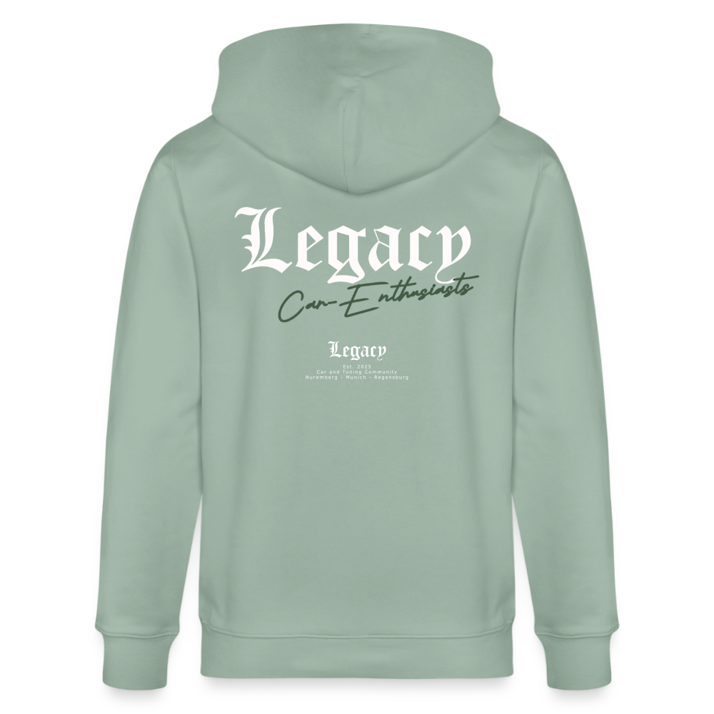 Zipper - Basic One (white) - Helles Graugrün