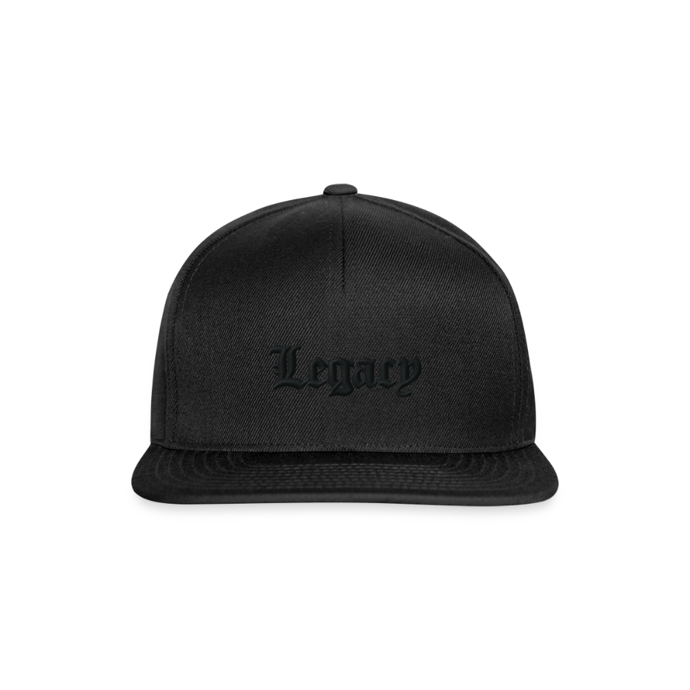 Snapback - black/black