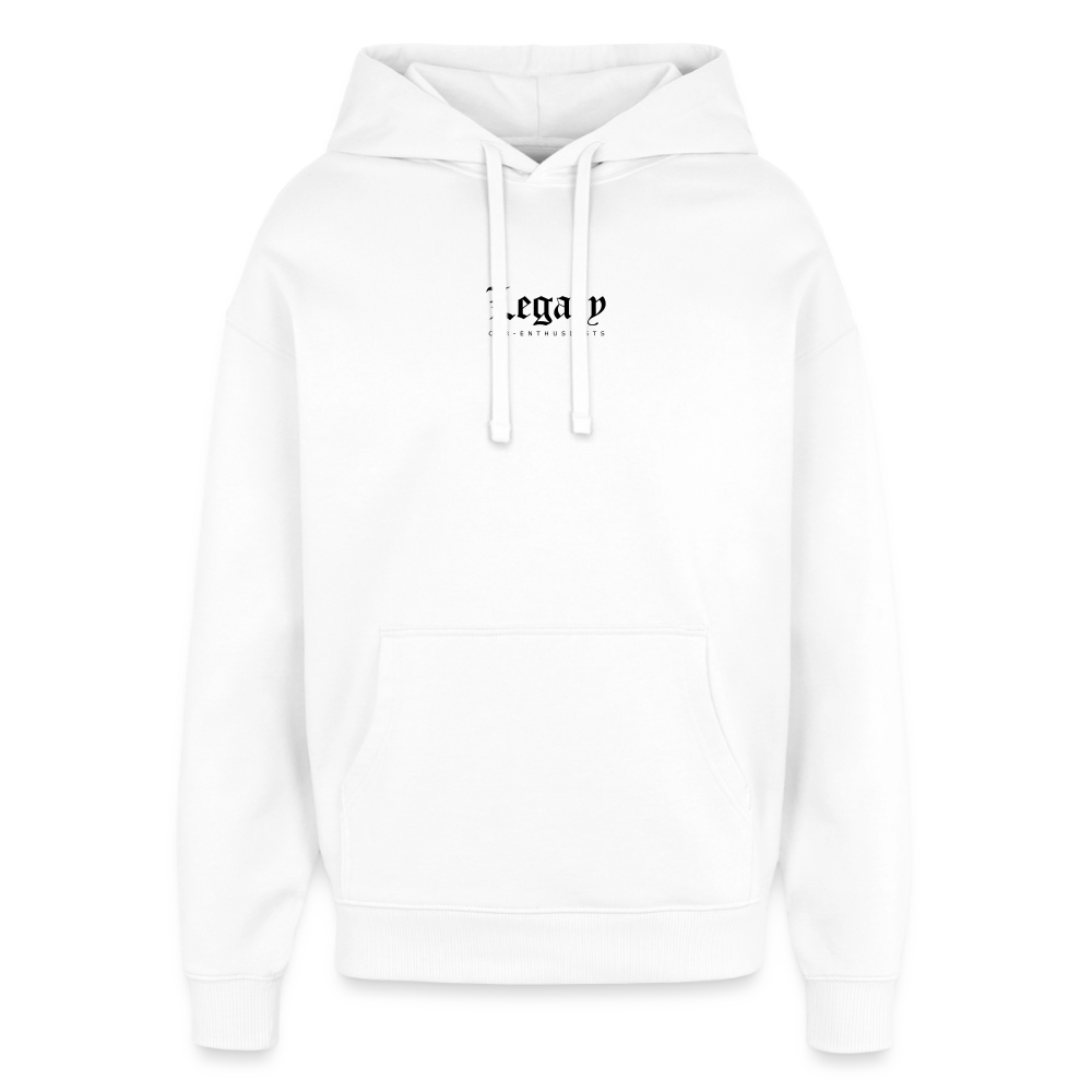 Hoodie - Basic One (black) - Weiß