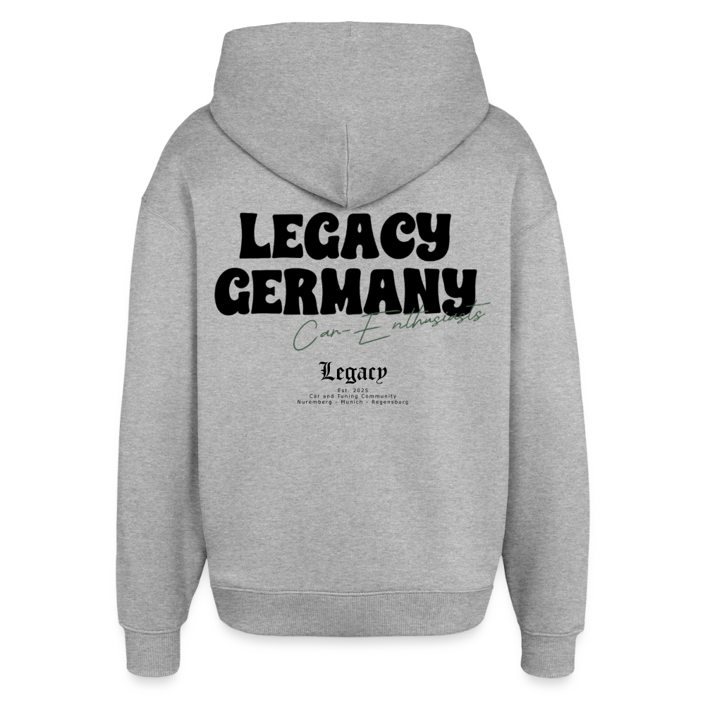 Hoodie - Car-Enthusiasts (black) - Grau meliert