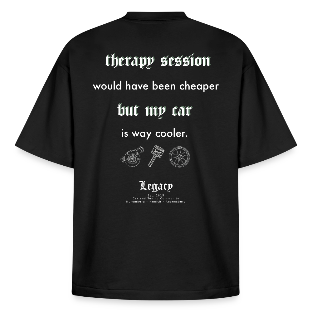 Shirt - Therapy (heavy) - Schwarz