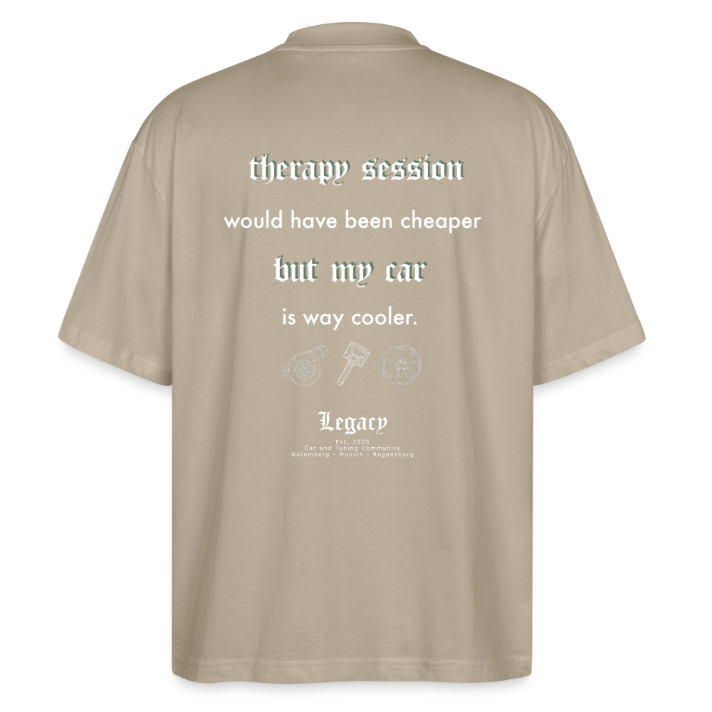 Shirt - Therapy - Steingrau