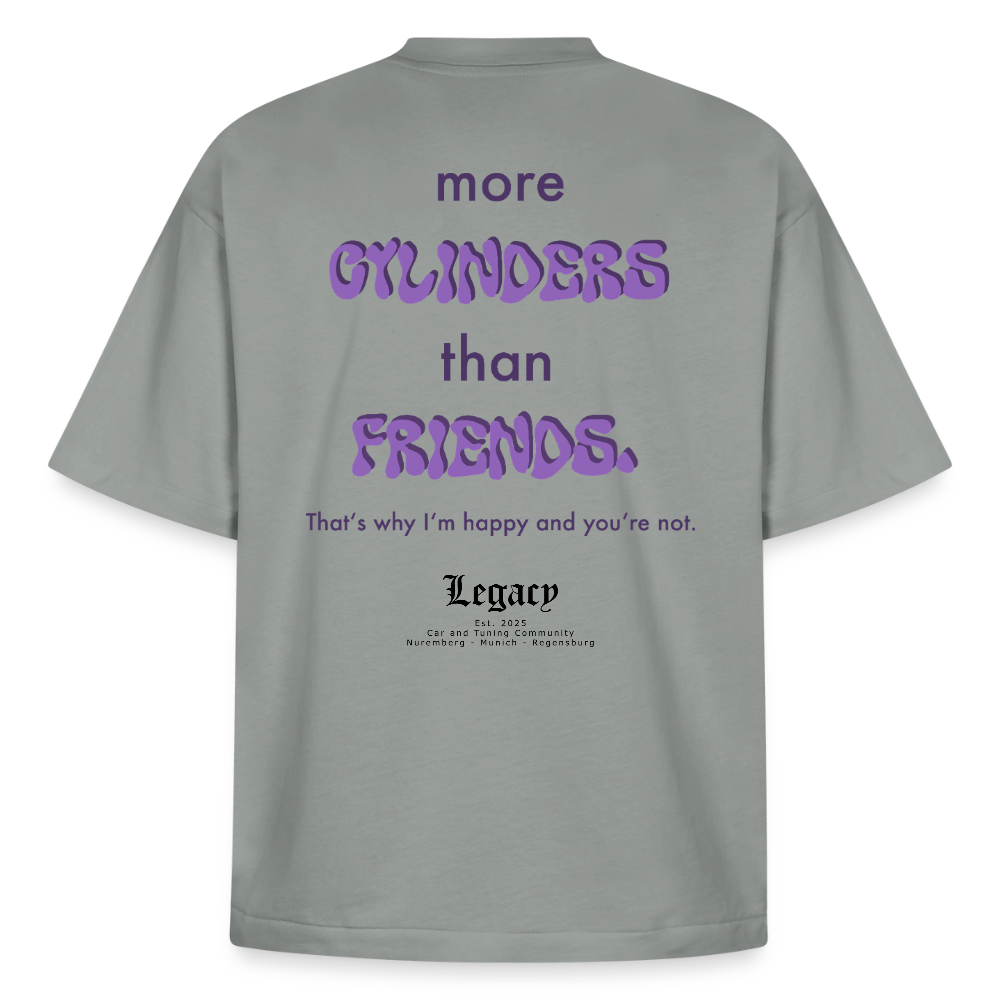 Shirt - Cylinders (heavy) - Nebelgrau