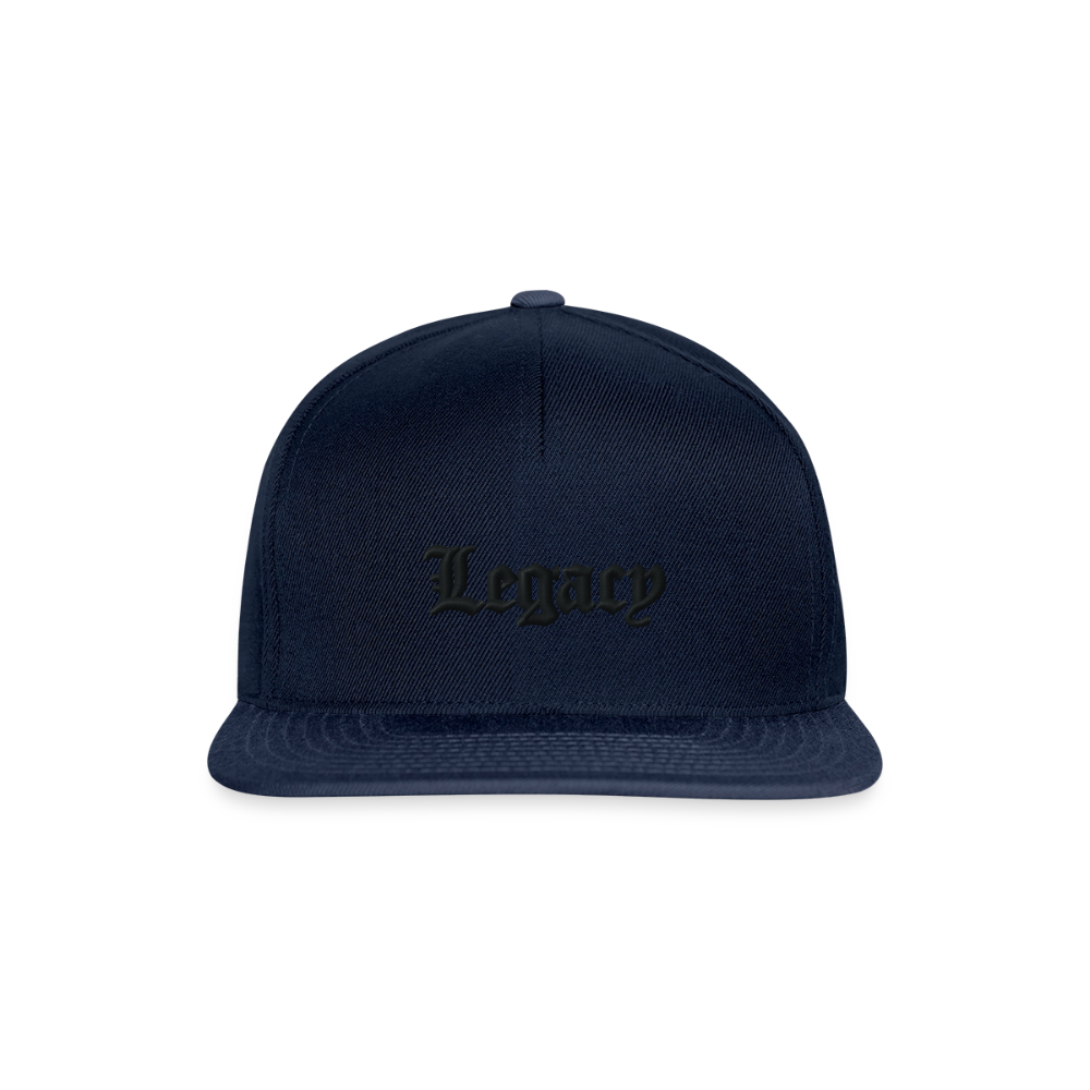 Snapback - navy/navy
