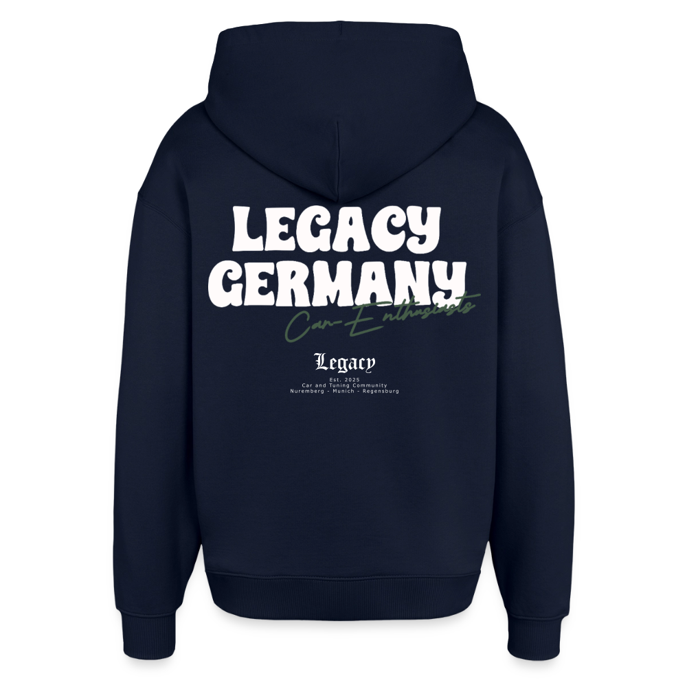 Hoodie - Car-Enthusiasts (white) - Navy