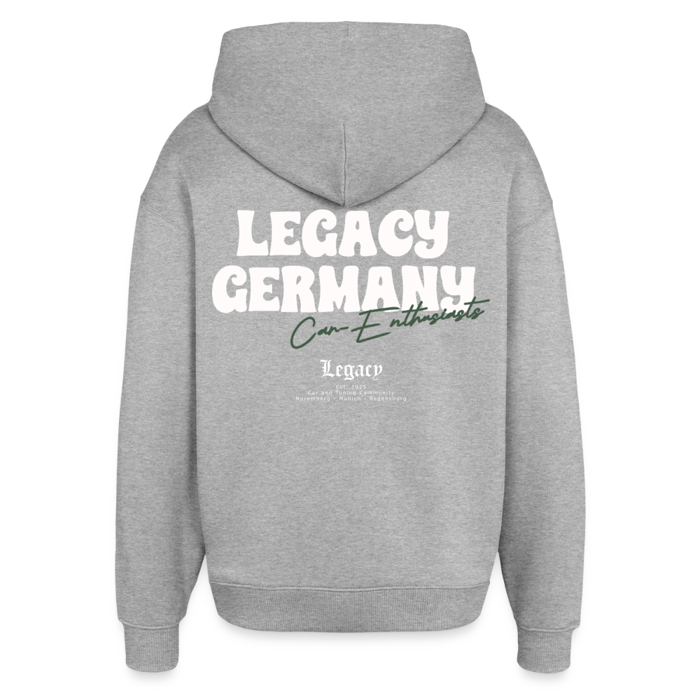 Hoodie - Car-Enthusiasts (white) - Grau meliert