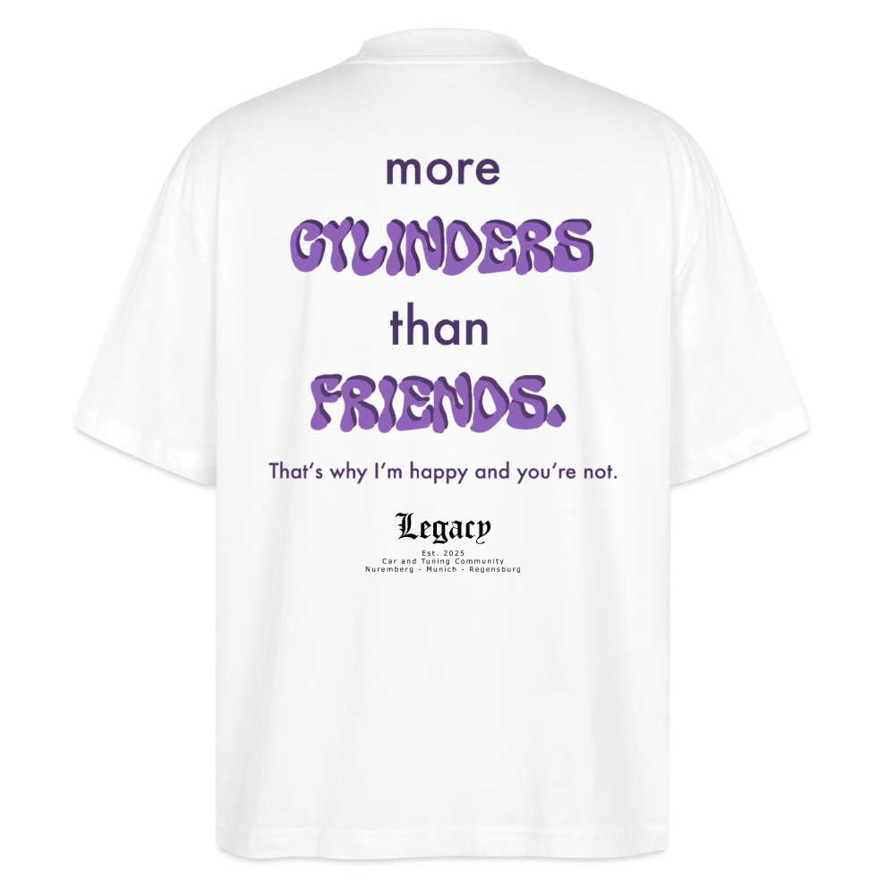 Shirt - Cylinders - Weiß