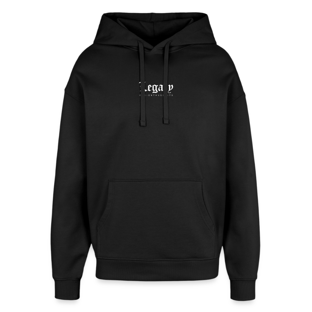 Hoodie - Basic One (white) - Schwarz